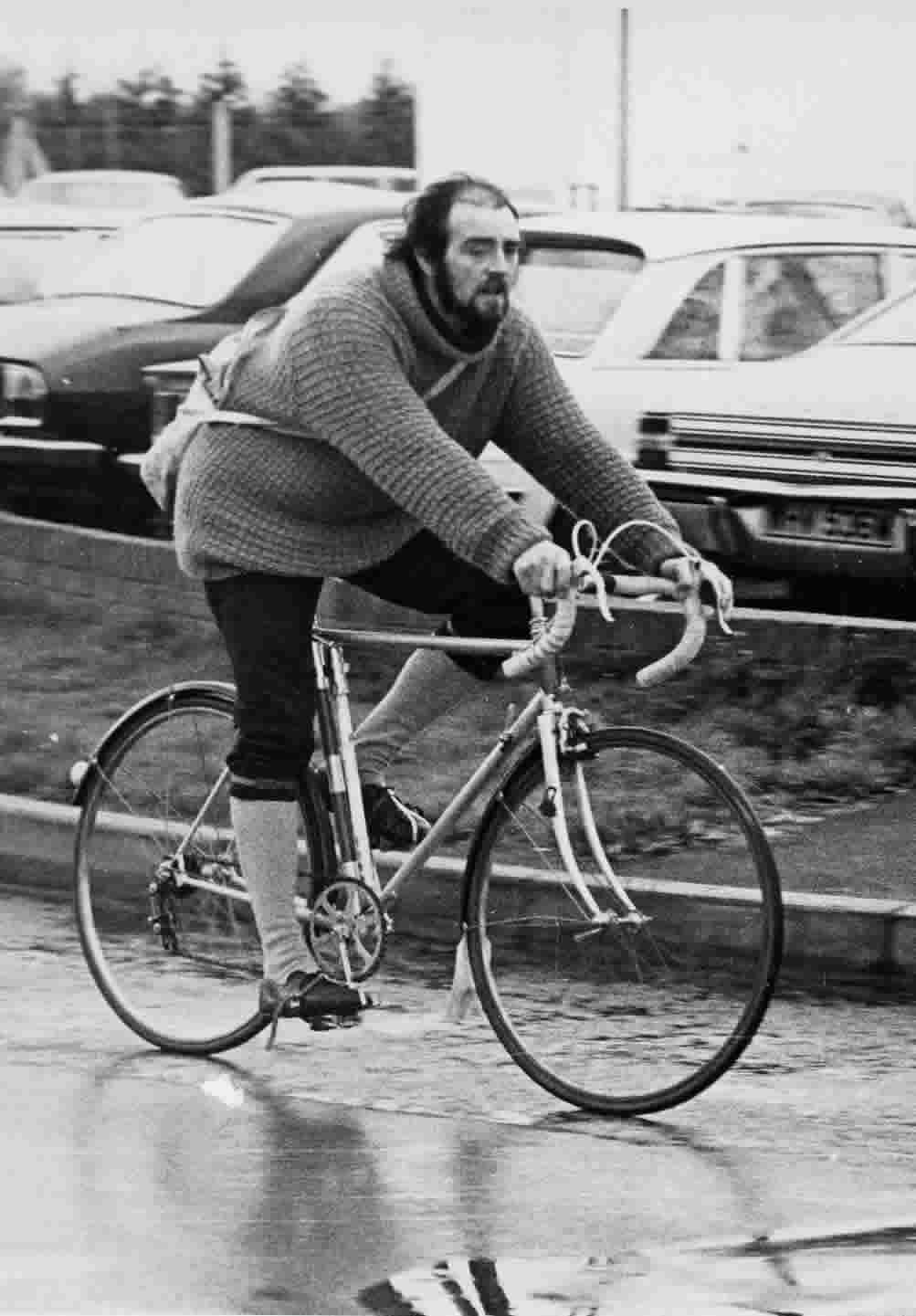 The continental sweater and long woollen socks were standard winter wear in the late 1950s and early 60s. If they became wet they weighed a ton and took a week to dry out!